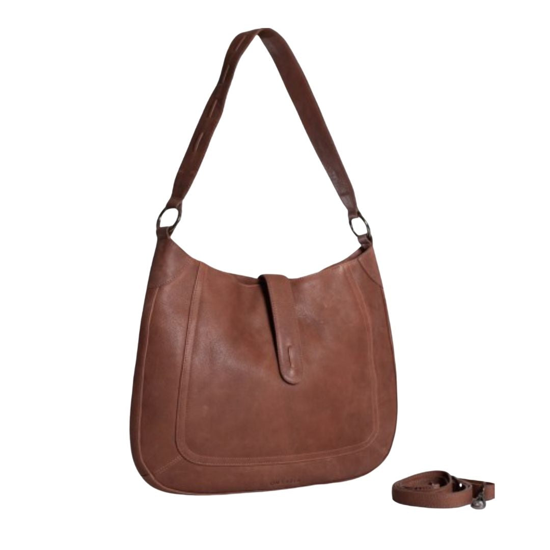 Borsa Saint Malo in pelle marrone | collezione OnEarth