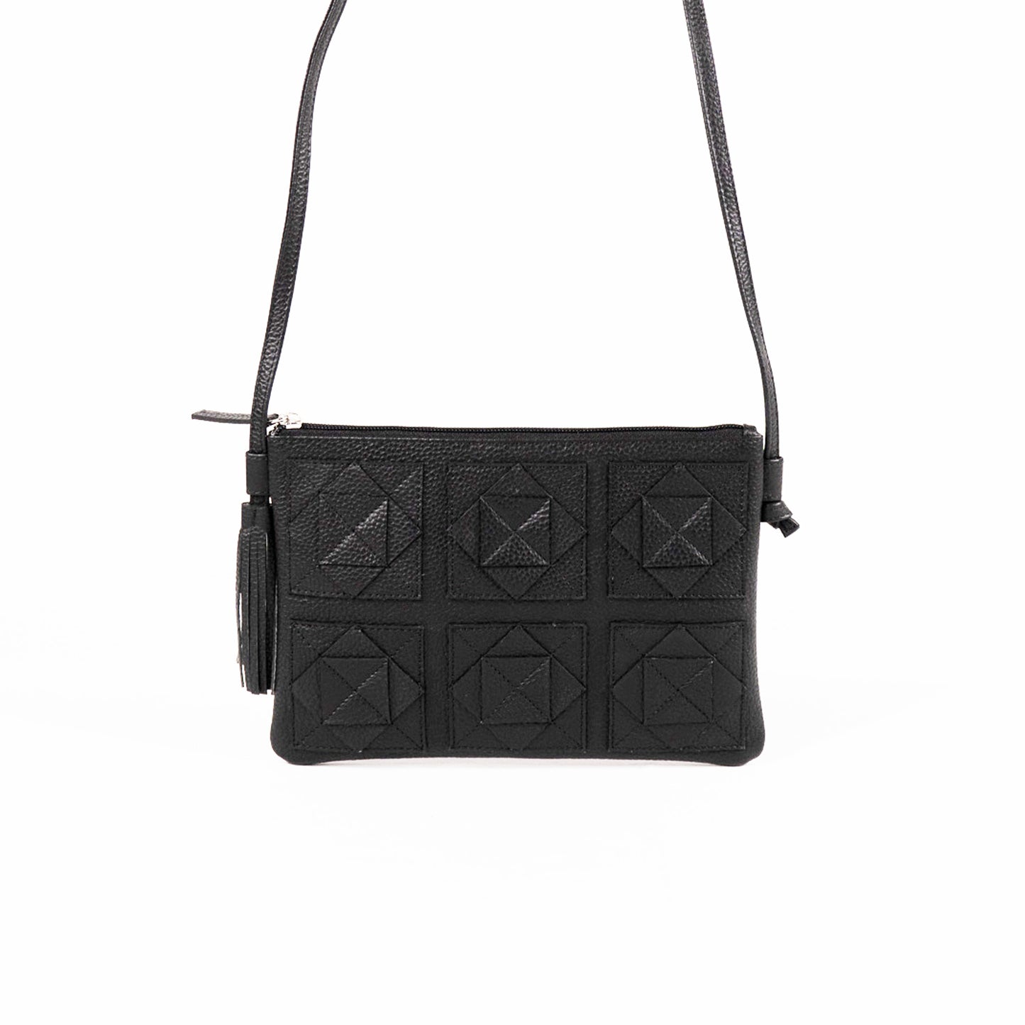 BORSA ELETTRA IN PELLE COLOR BLACK| COD HUBEQ8074322