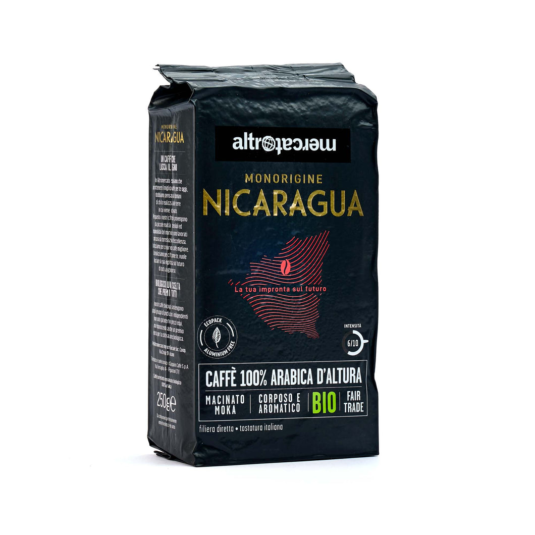 CAFFÈ 100% ARABICA MACINATO MONORIGINE NICARAGUA - BIO | COD. 383 | 250 g