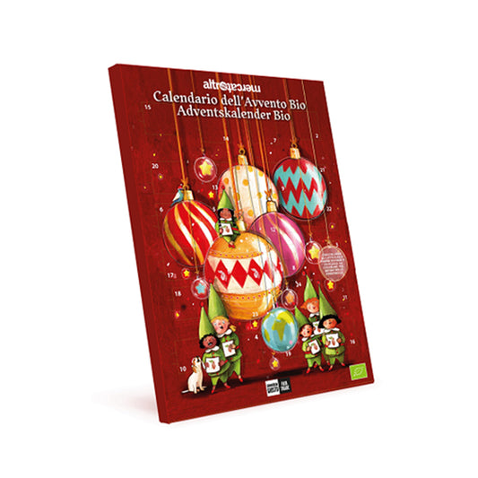 CALENDARIO DELL’AVVENTO ALTROMERCATO CON CIOCCOLATO AL LATTE - BIO | COD 354| 75 g
