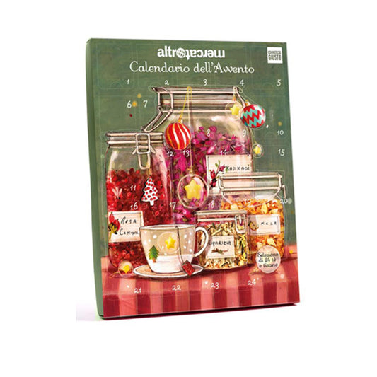 CALENDARIO DELL'AVVENTO TISANE E TÈ-NATALE SOLIDALE ALTROMERCATO | COD 5955