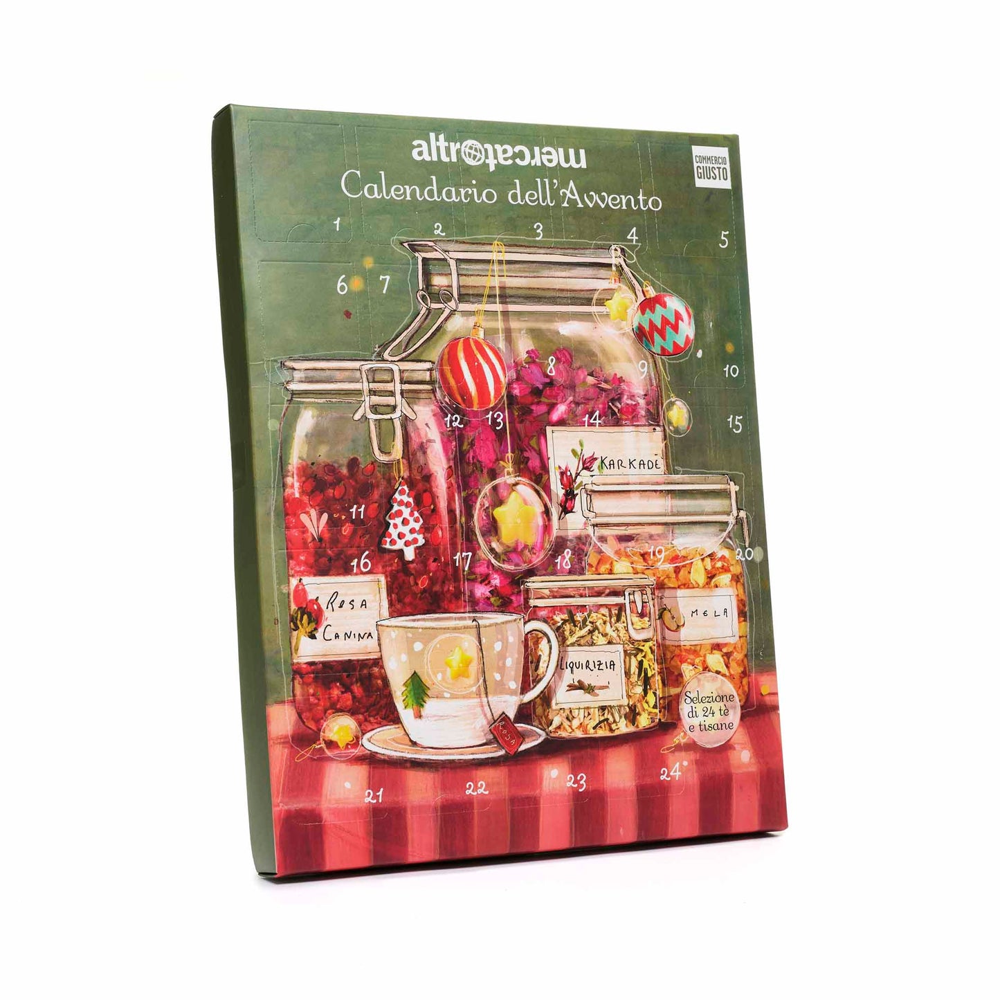 CALENDARIO DELL'AVVENTO TISANE E TÈ-NATALE SOLIDALE ALTROMERCATO | COD 5955