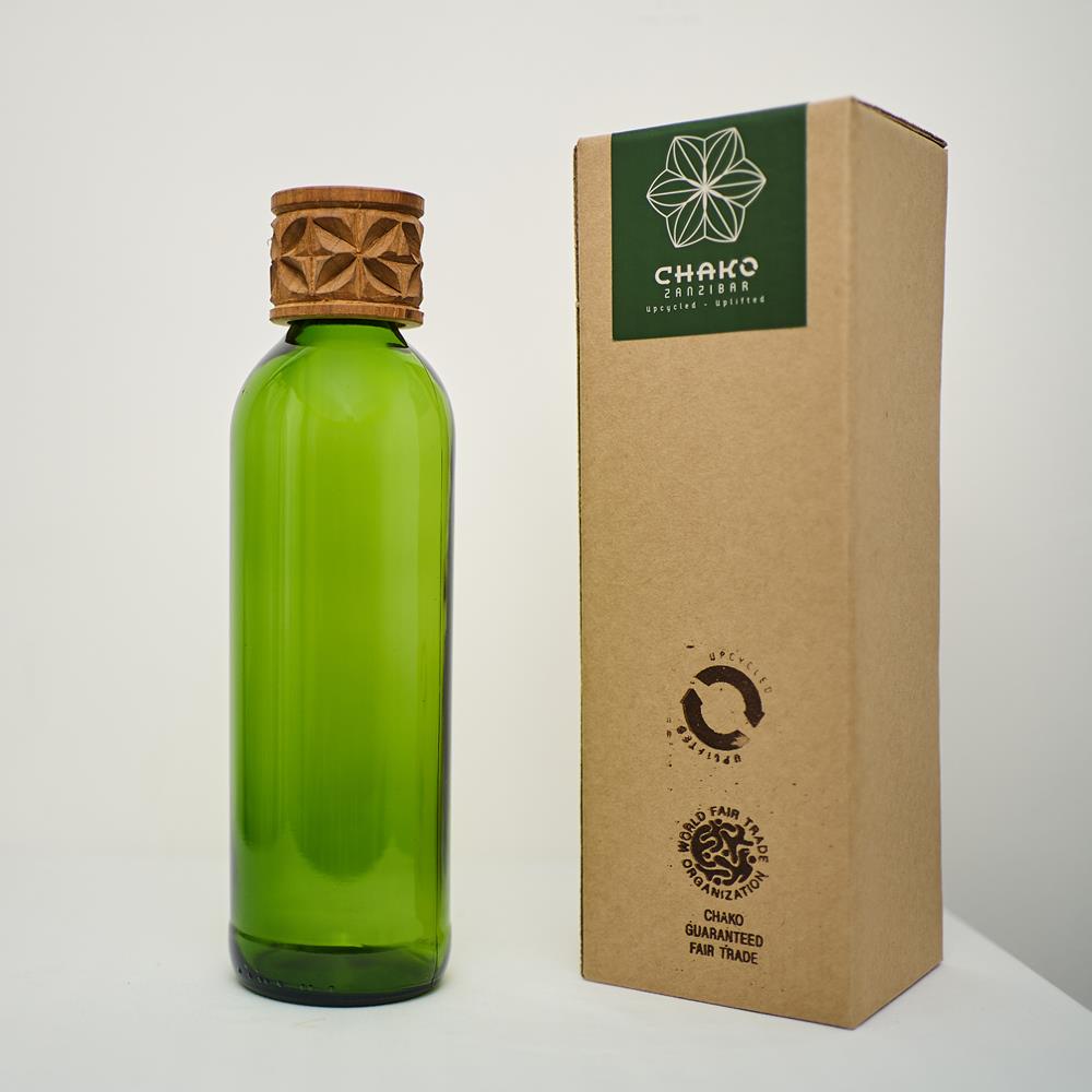 CARAFFA KITALE VETRO RICICLATO VERDE SCURO | COD HUBAQTZ0010815