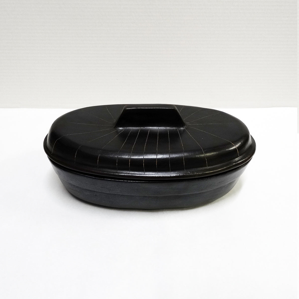 CASSERUOLA OVALE STRIPE CERAMICA LOMBOK | CODICE 1603