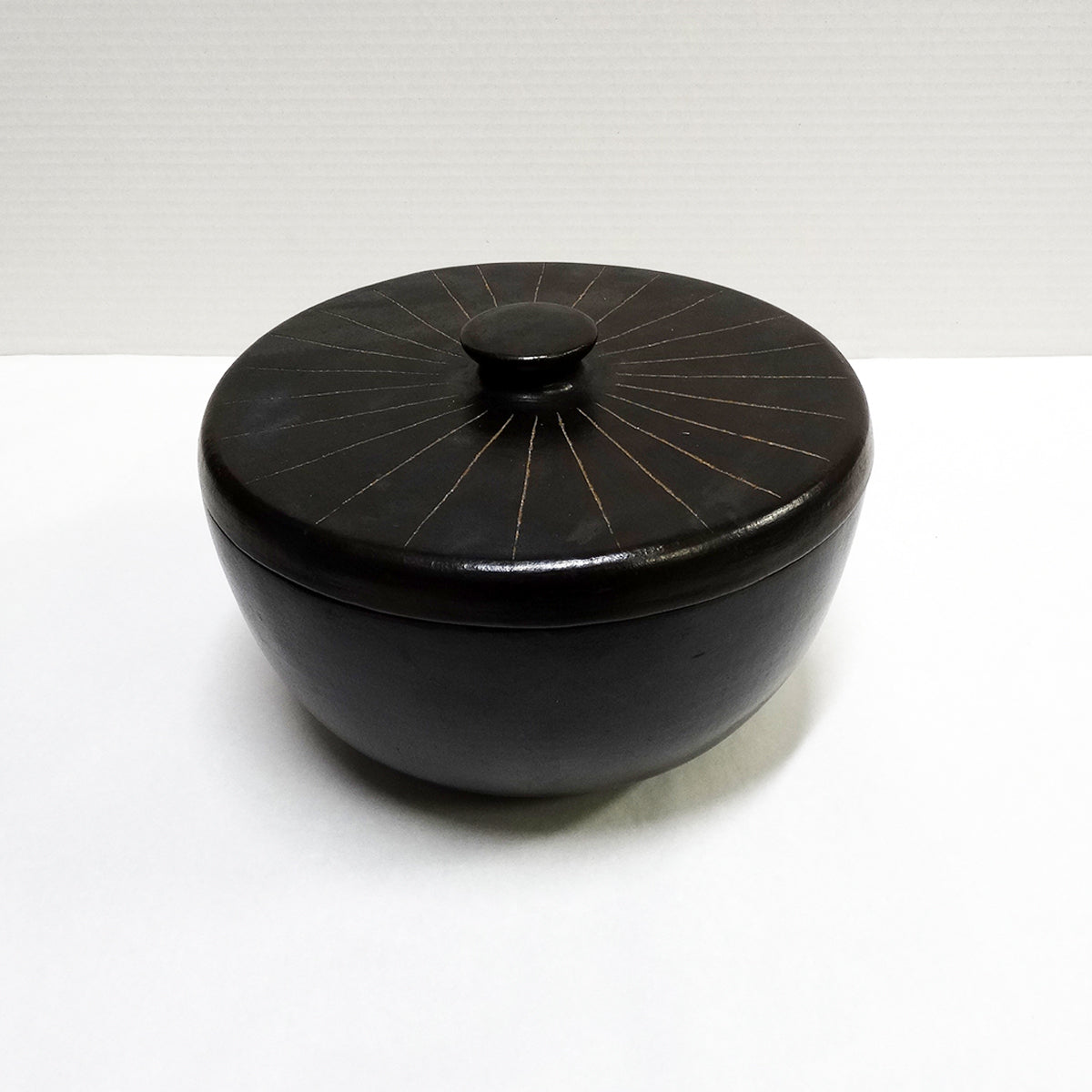 PENTOLA CON COPERCHIO STRIPE GRANDE CERAMICA LOMBOK | CODICE 1256