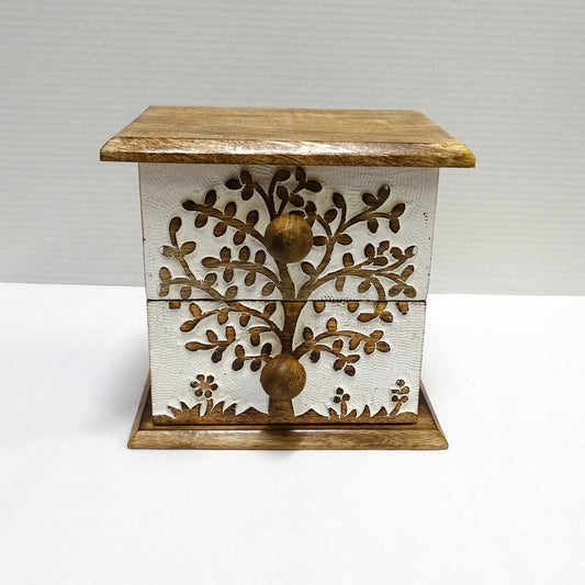 CASSETTIERA PORTAGIOIE ARTIGIANATO INDIANO | COD HUBAQIN0041239