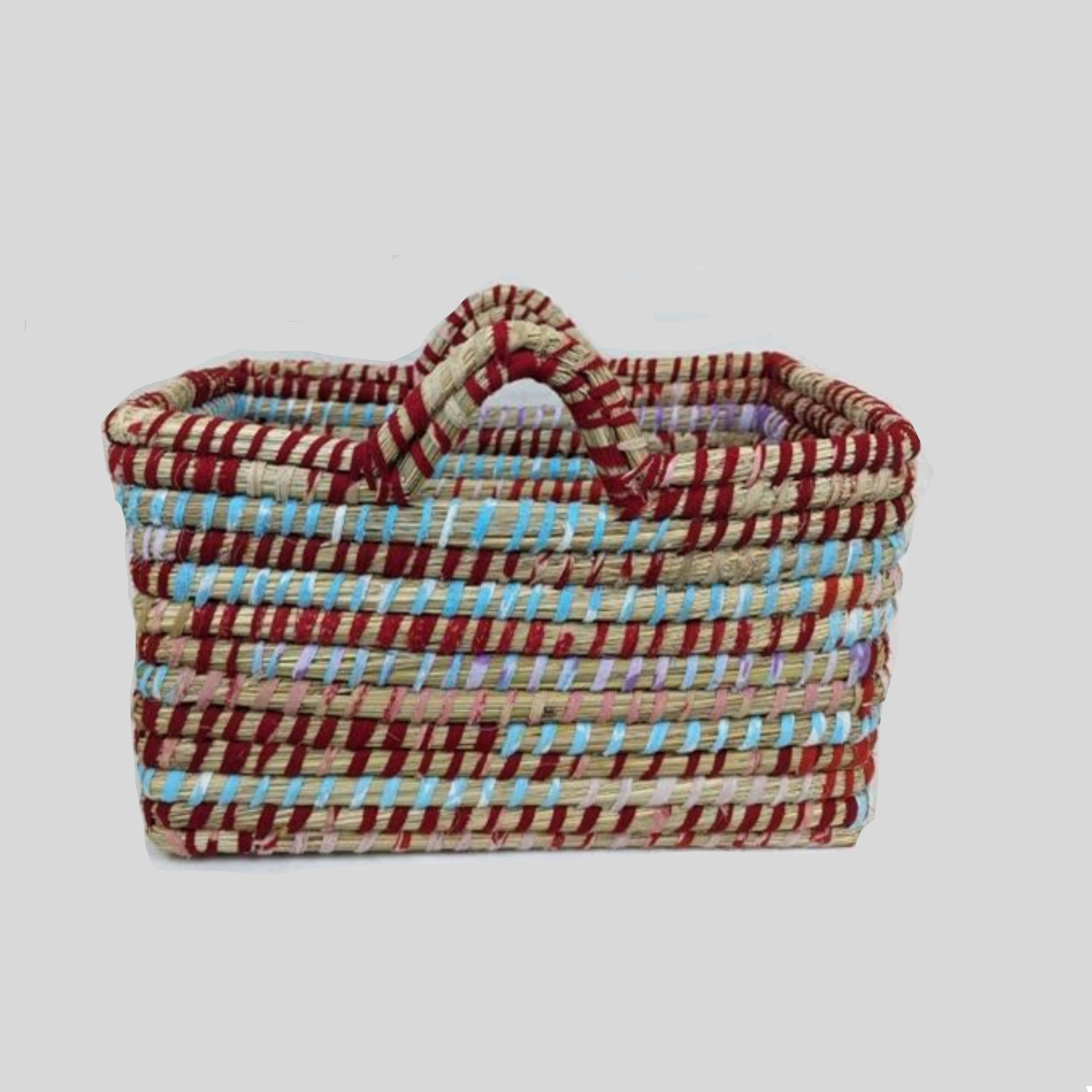 cassettina per regalo equosolidale un fibra naturale e sari riciclati da Base in Bangladesh