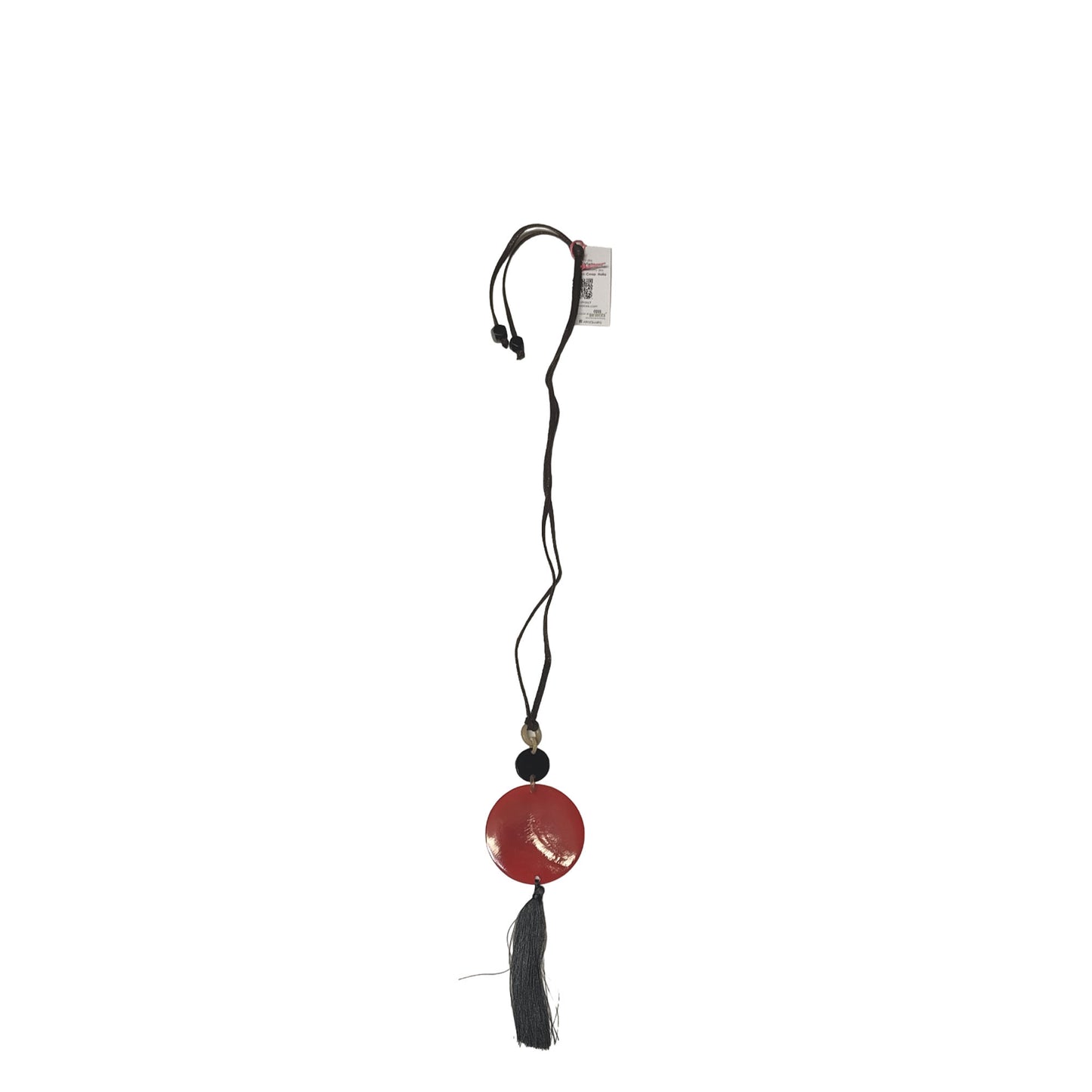 COLLANA CON PENDENTE ROSSO- NERO- GRIGIO | COD HUBAQVN1031643