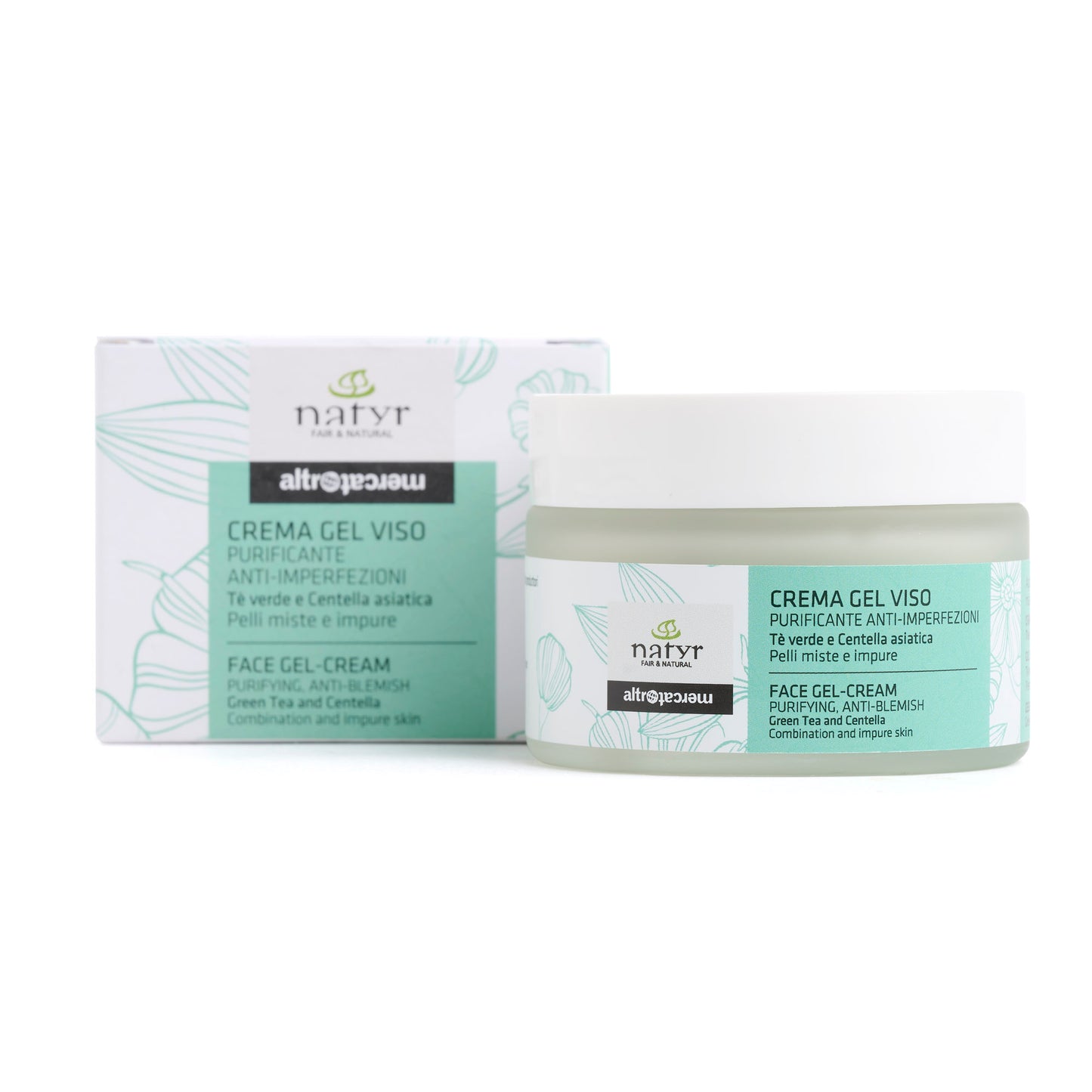 CREMA GEL - VISO -  TE'  VERDE - BIO | 50 ml | COD. 30245
