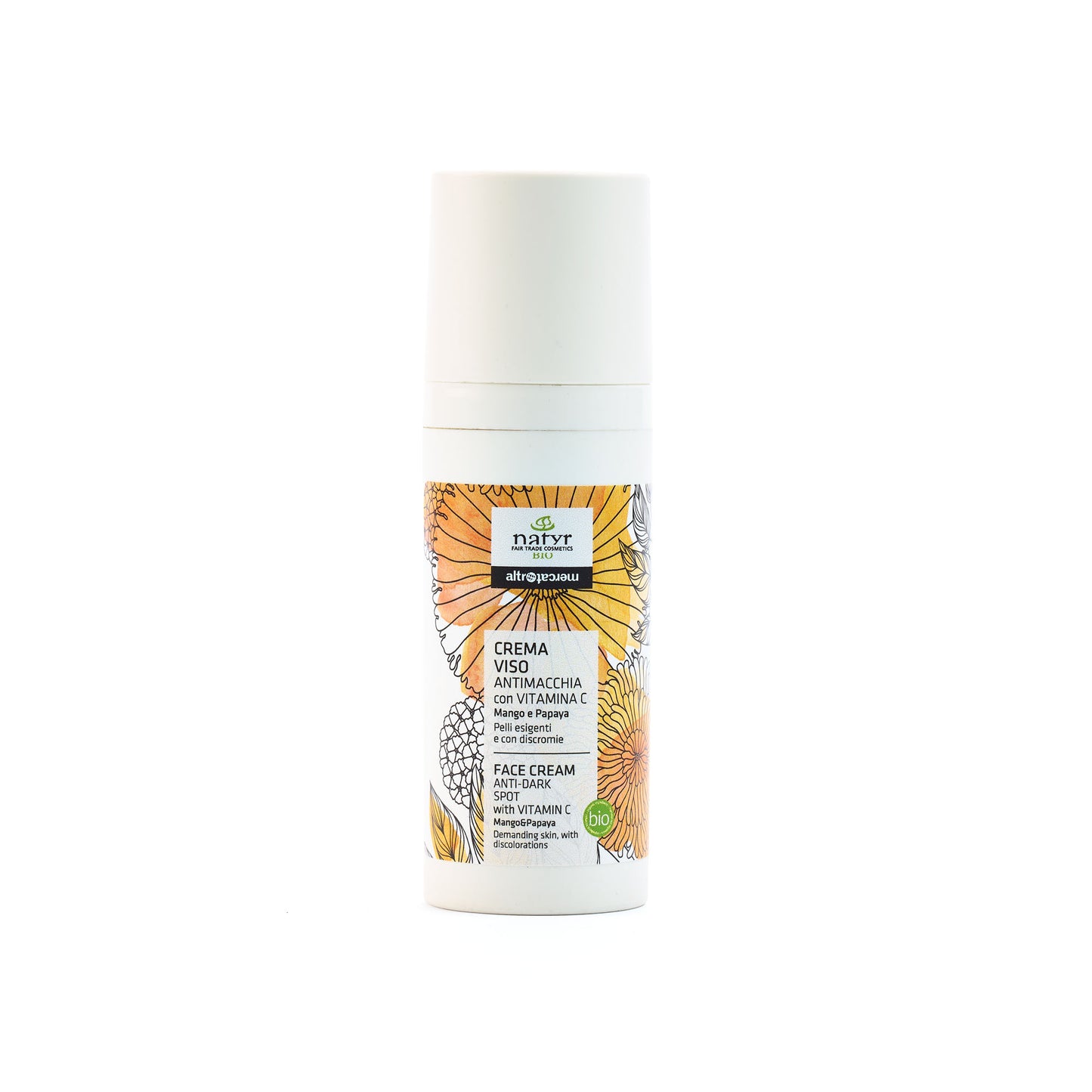 CREMA VISO ANTIMACCHIA - MANGO E PAPAYA BIO | 50 ml | COD. 5936