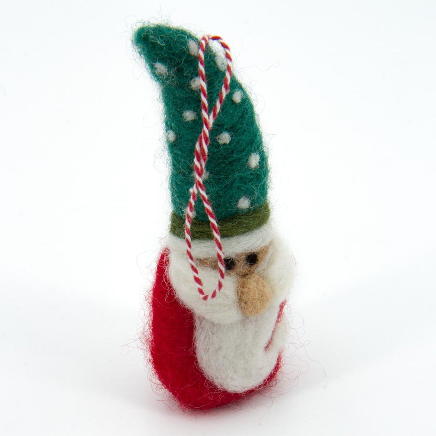 DECORAZIONE BABBO NATALE FELTRO EQUOSOLIDALE NEPAL | HUBAQNP0021815