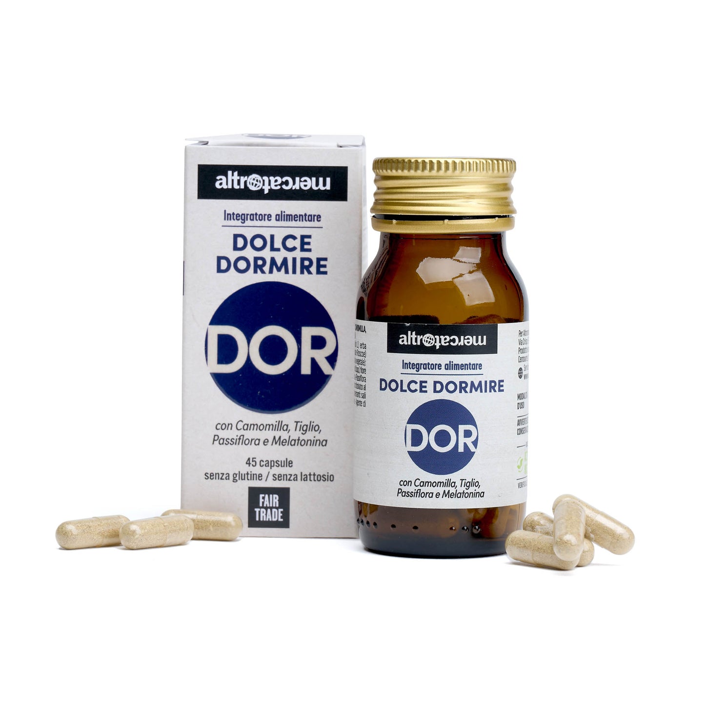 DOLCE DORMIRE INTEGRATORE CAPSULE ALTROMERCATO | COD. 6236 | 17,7 g 45 cps