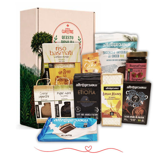 Cesto Natalizio “Il Mondo in Tavola” – Regalo Solidale Altromercato