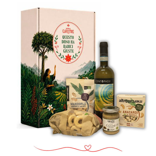 Cesto Natalizio “L'Incontro” – Regalo Natale Equo Solidale | Il Sandalo Altromertcato