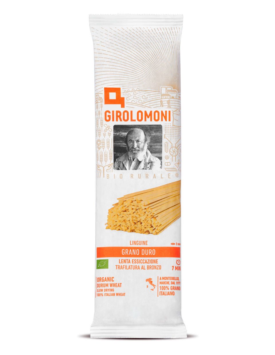 LINGUINE  GRANO DURO TRAFILATE BRONZO  GIROLOMONI BIO | COD. 1174 | 500g