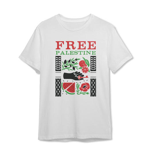 T-SHIRT "FREE PALESTINE" | COD. BOTOPFREE
