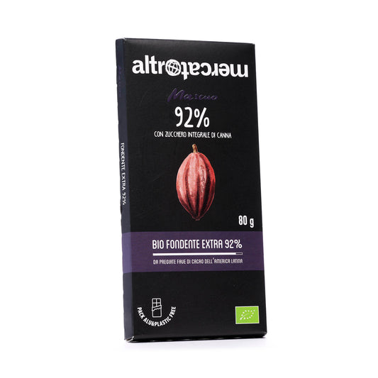 Cioccolato Mascao fondente extra 92% - bio - 80g - Altromercato