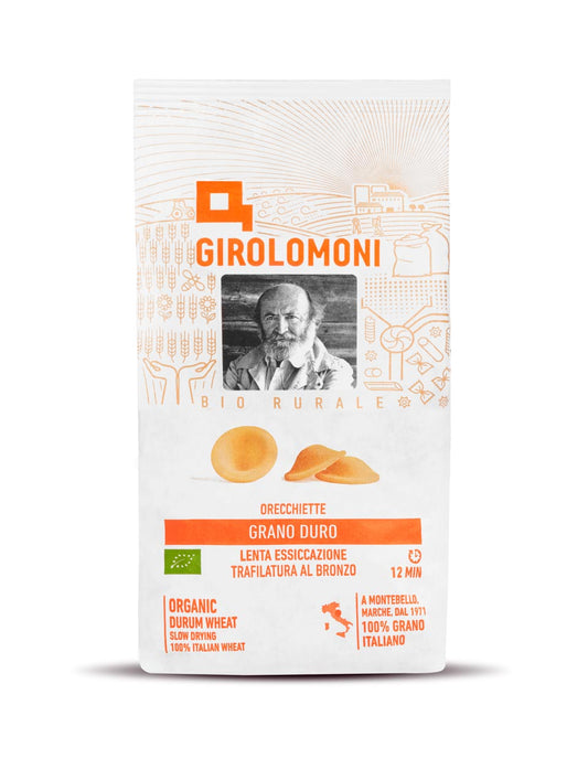 ORECCHIETTE GRANO DURO TRAFILATA BRONZO GIROLOMONI BIO  | COD. 1171 | 500g