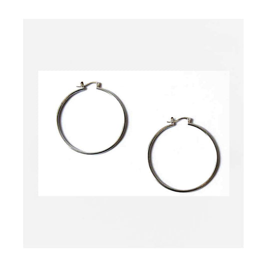 ORECCHINI CERCHI, OTTONE PLACCATO ARGENTO | HUBM341126156919