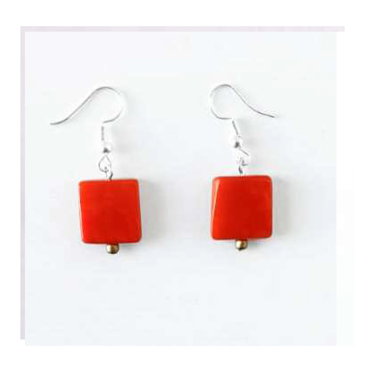 ORECCHINI PASSION TAGUA VETRO ARANCIONE | HUBM351142165101