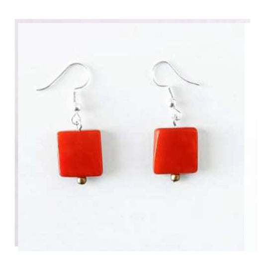 ORECCHINI PASSION TAGUA VETRO ARANCIONE | HUBM351142165101