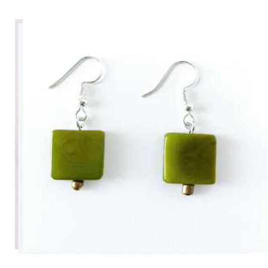 ORECCHINI PASSION TAGUA VETRO VERDE | HUBM351142165311