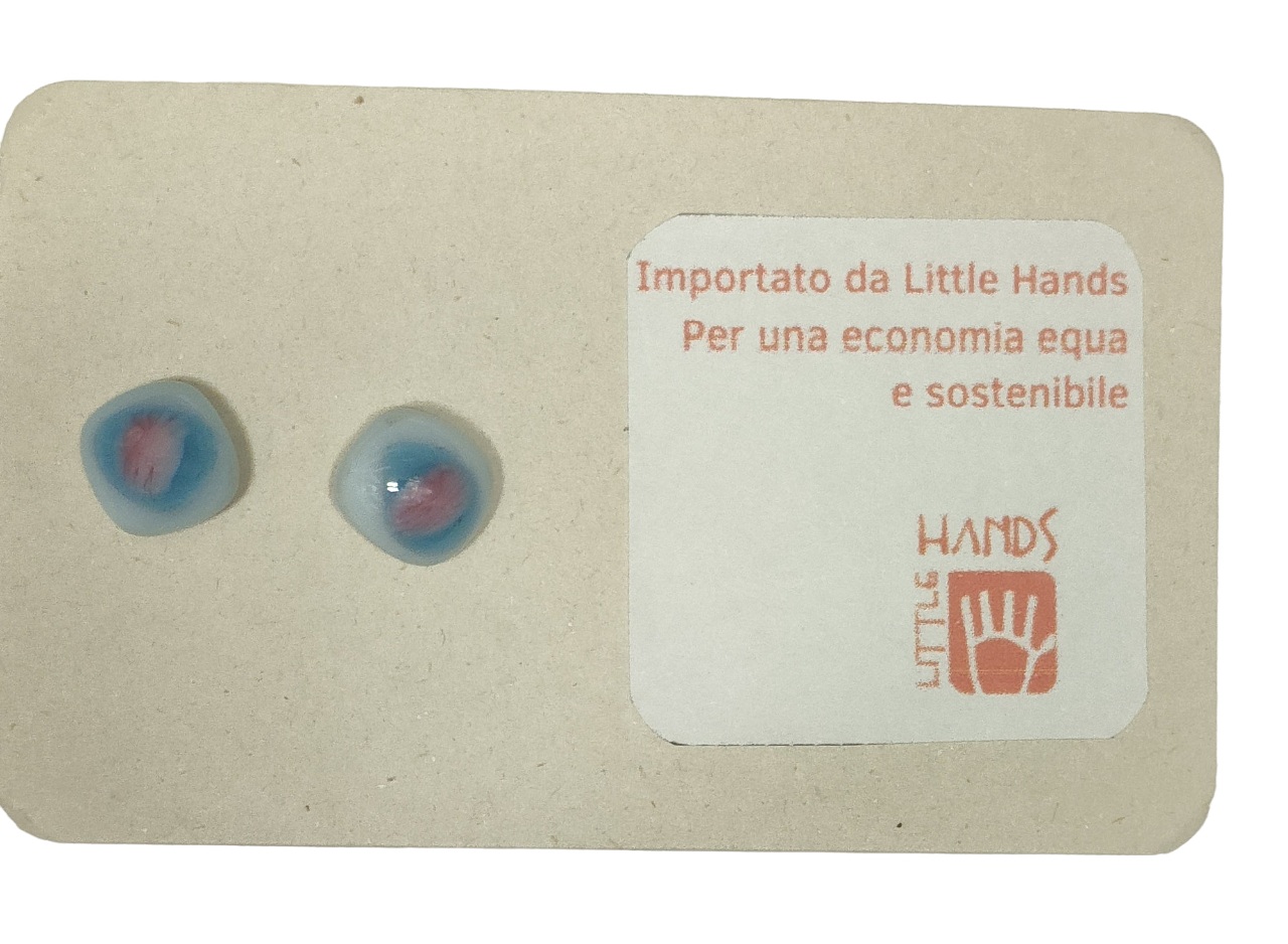 ORECCHINI VETRO RICICLATO | COD ASS131