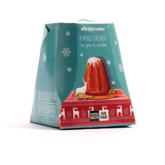 PANDORINO CON GOCCE DI CIOCCOLATO NATALE SOLIDALE ALTROMERCATO |80 g  | COD 6845