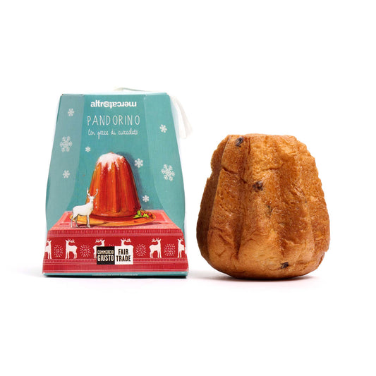PANDORINO CON GOCCE DI CIOCCOLATO NATALE SOLIDALE ALTROMERCATO |80 g  | COD 6845