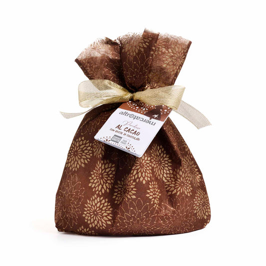 PANDORO AL CACAO E GOCCE CIOCCOLATO | COD 7620 |750 g