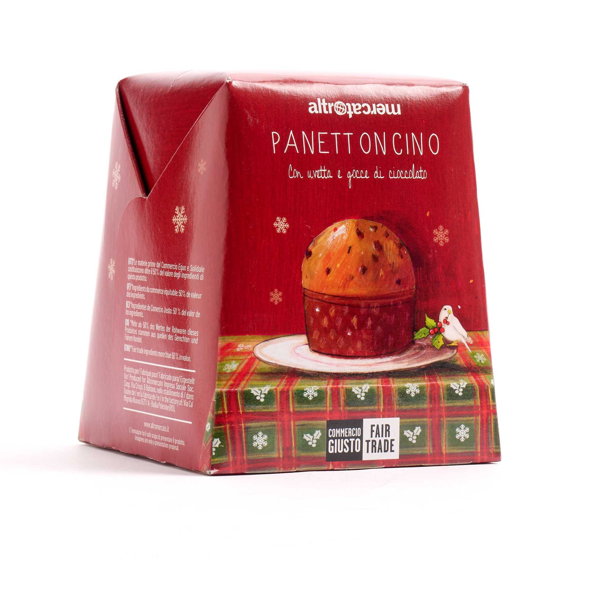 panettoncino equosolidale fair trade Altromercato regalo solidale di Natale