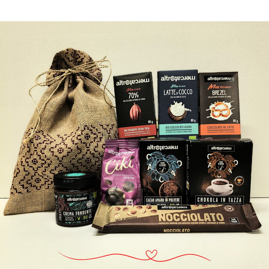Cesto Natalizio “Passione Cacao” – Regalo Natale Equosolidale | IlSandalo Altromercato