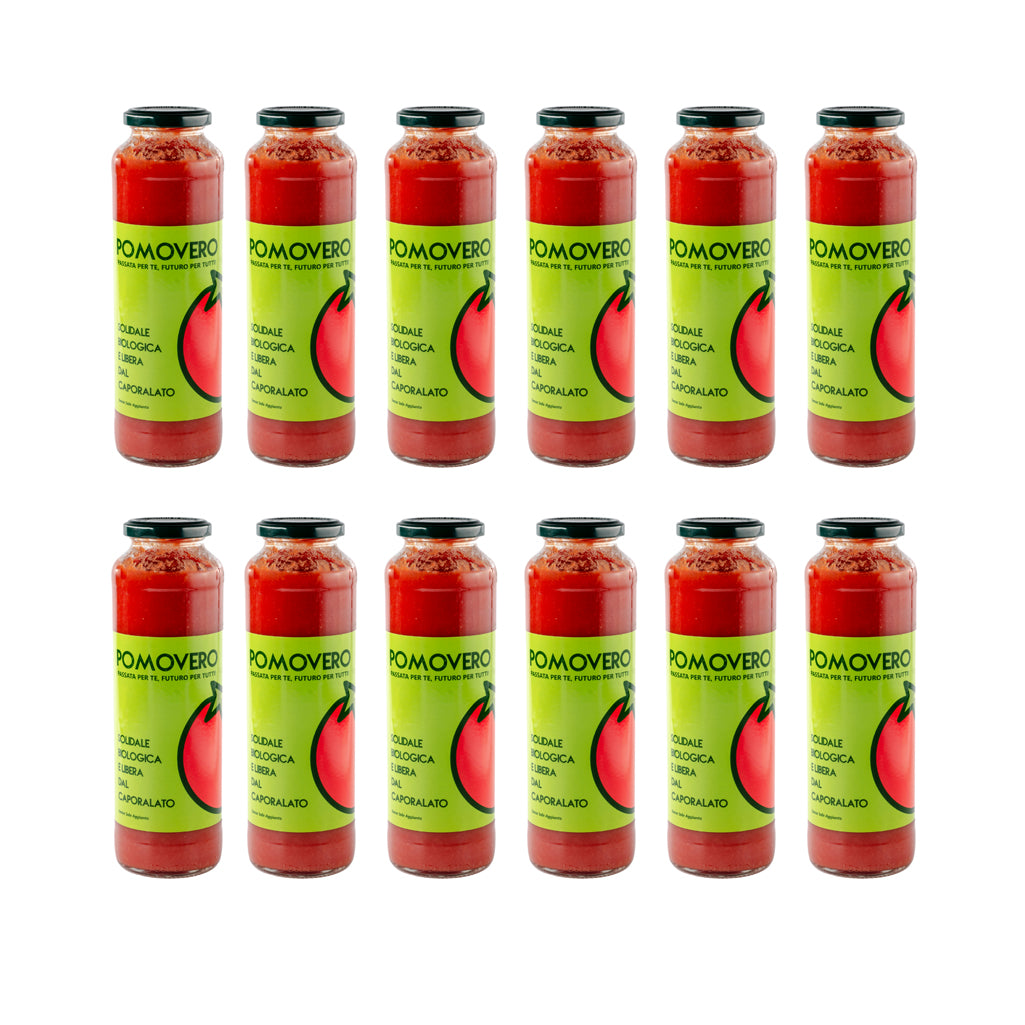 12 CONFEZ PASSATA DI POMODORO POMOVERO   | COD. SEMPOMOVERO | 680ml x 12