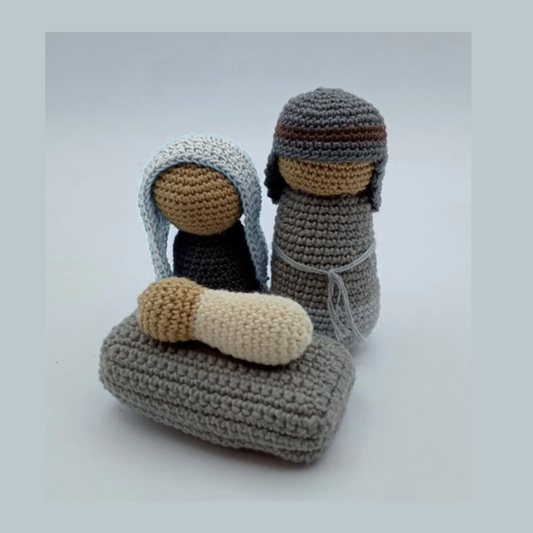 Presepe Culla in crochet fatto a mano in Bangladesh – BaSE – artigianato equosolidale