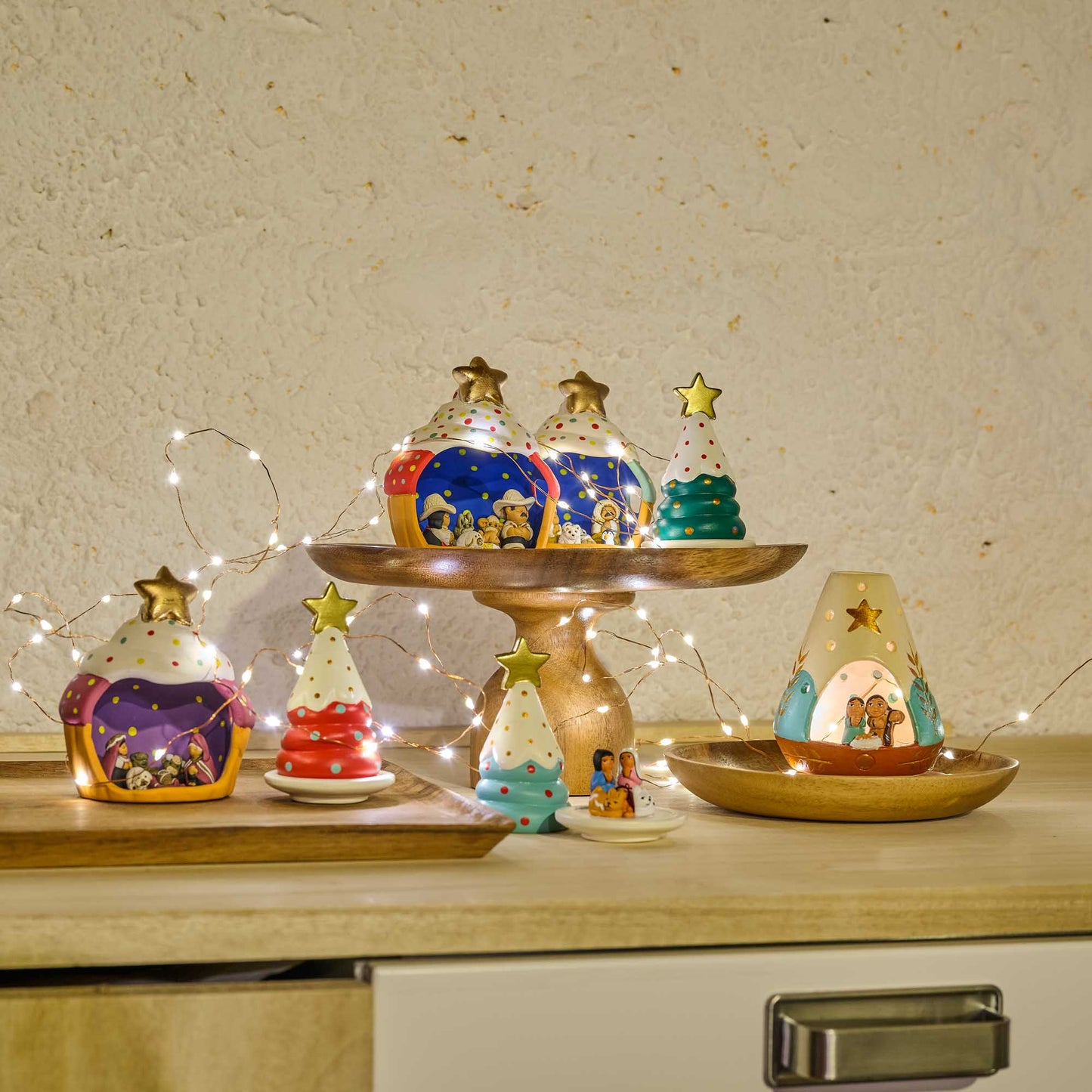 PRESEPE DOLCE SORPRESA ROSSO, IN CERAMICA | COD. 6538