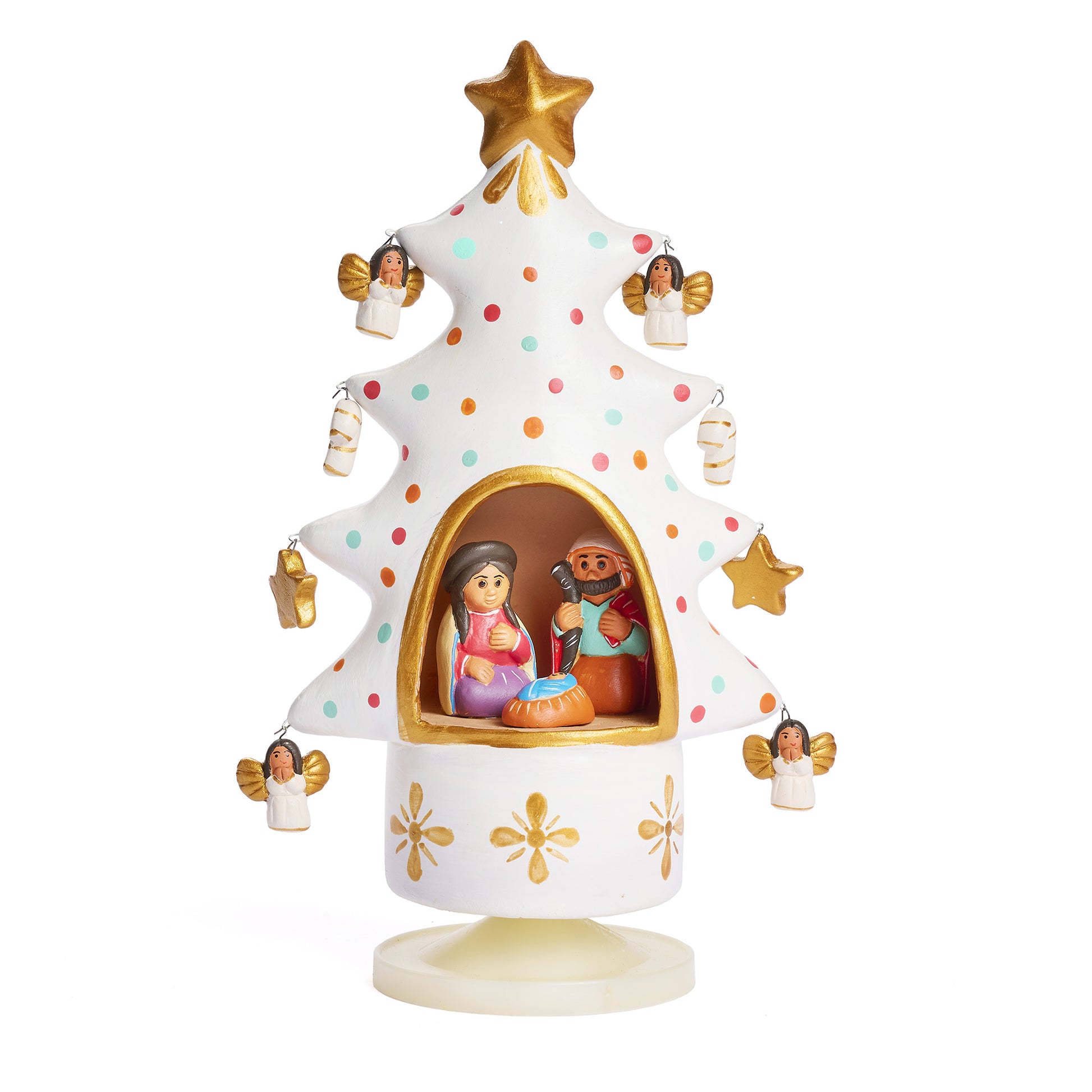 Presepe Carillon in ceramica fatto a mano in Perù – CIAP – idea regalo solidale