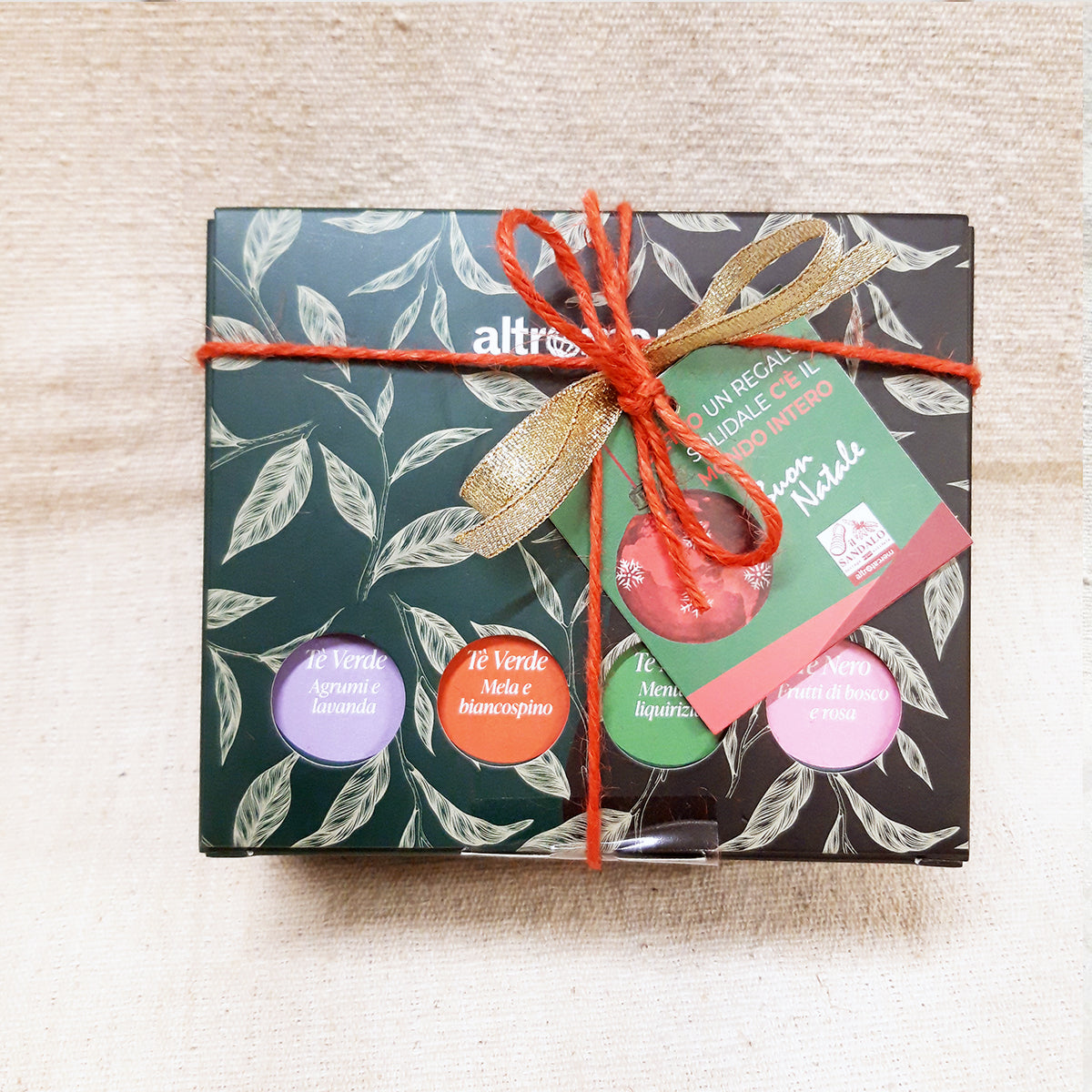 COFANETTO TÈ DARJEELING AROMATIZZATO CON FRUTTA ITALIANA- BIO | COD 7614