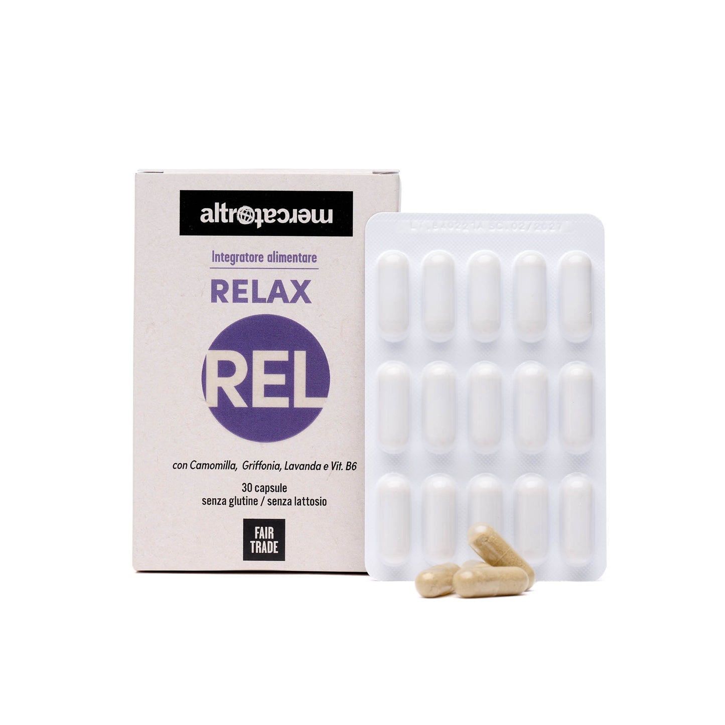 RELAX INTEGRATORE IN CAPSULE ALTROMERCATO | COD. 6235 | 11,28 g 30 cps