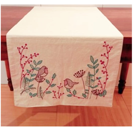 RUNNER COTONE RICAMATO NATURA BANGLADESH | COD HUBEQ7281856
