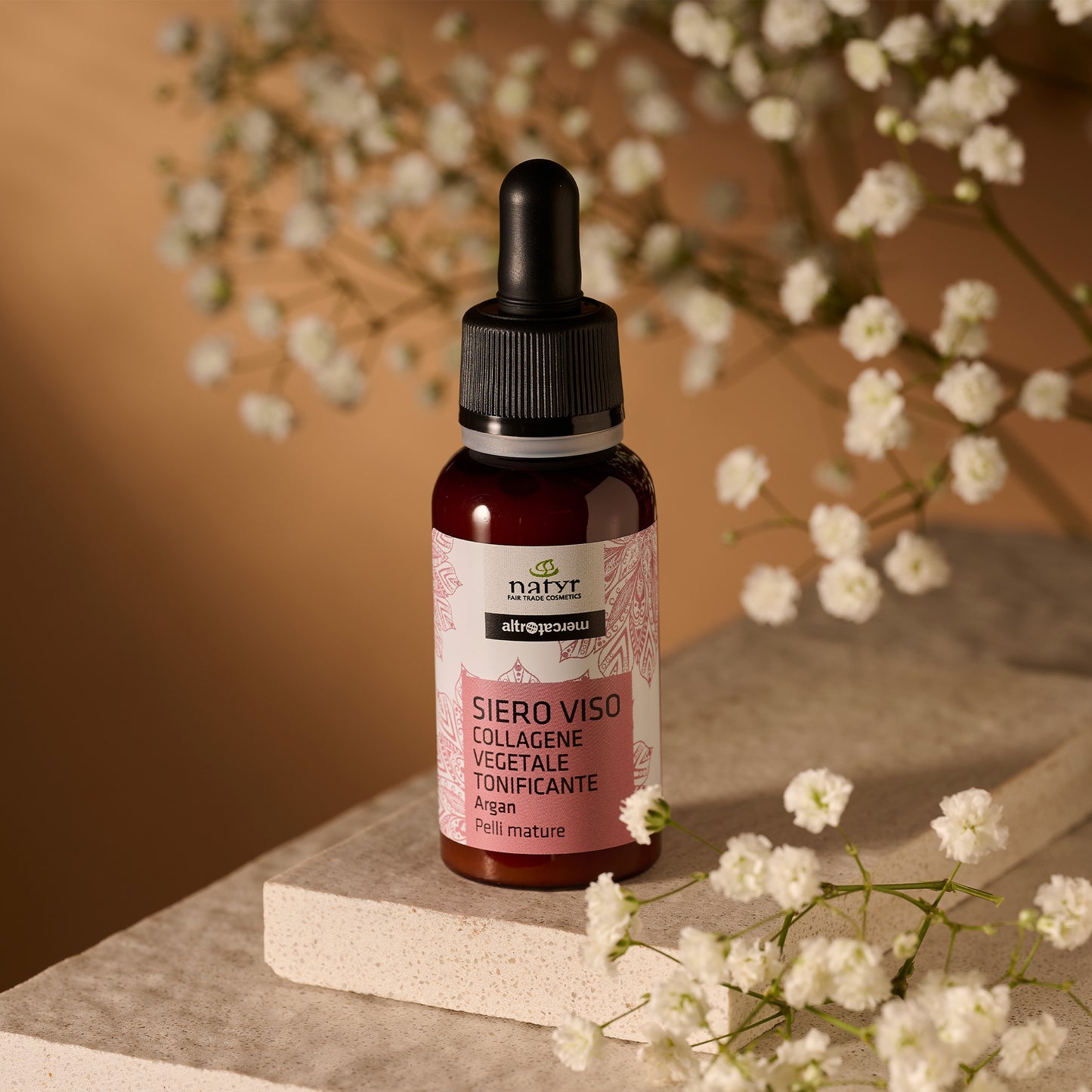 Concentrato di collagene vegetale tonificante Natyr all'argan