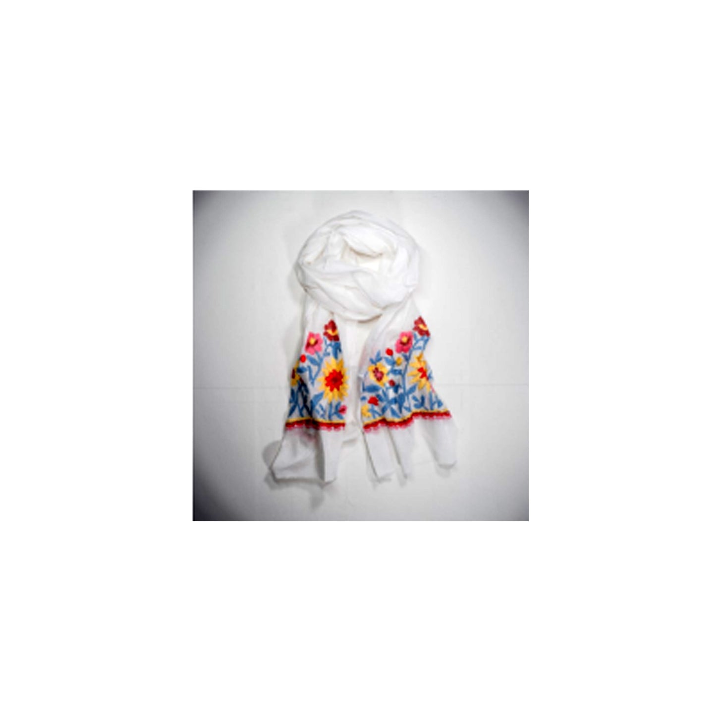 STOLA AMINAH COTONE RICAMATA A MANO| COD HUBEQ8074742