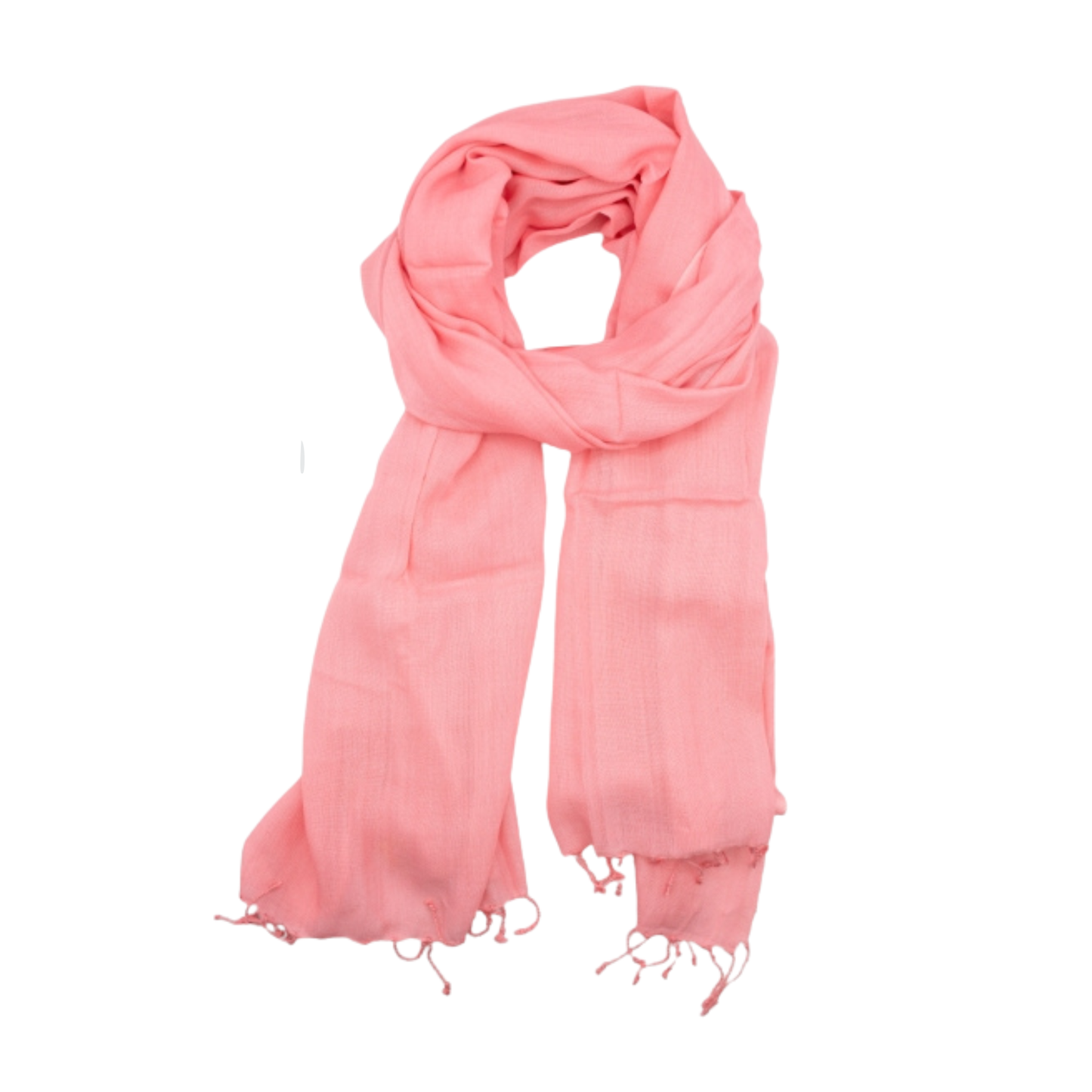 Stola in fibra di bambu, color rosa, equosolidale e ecosostenibilie collezione OnEarth