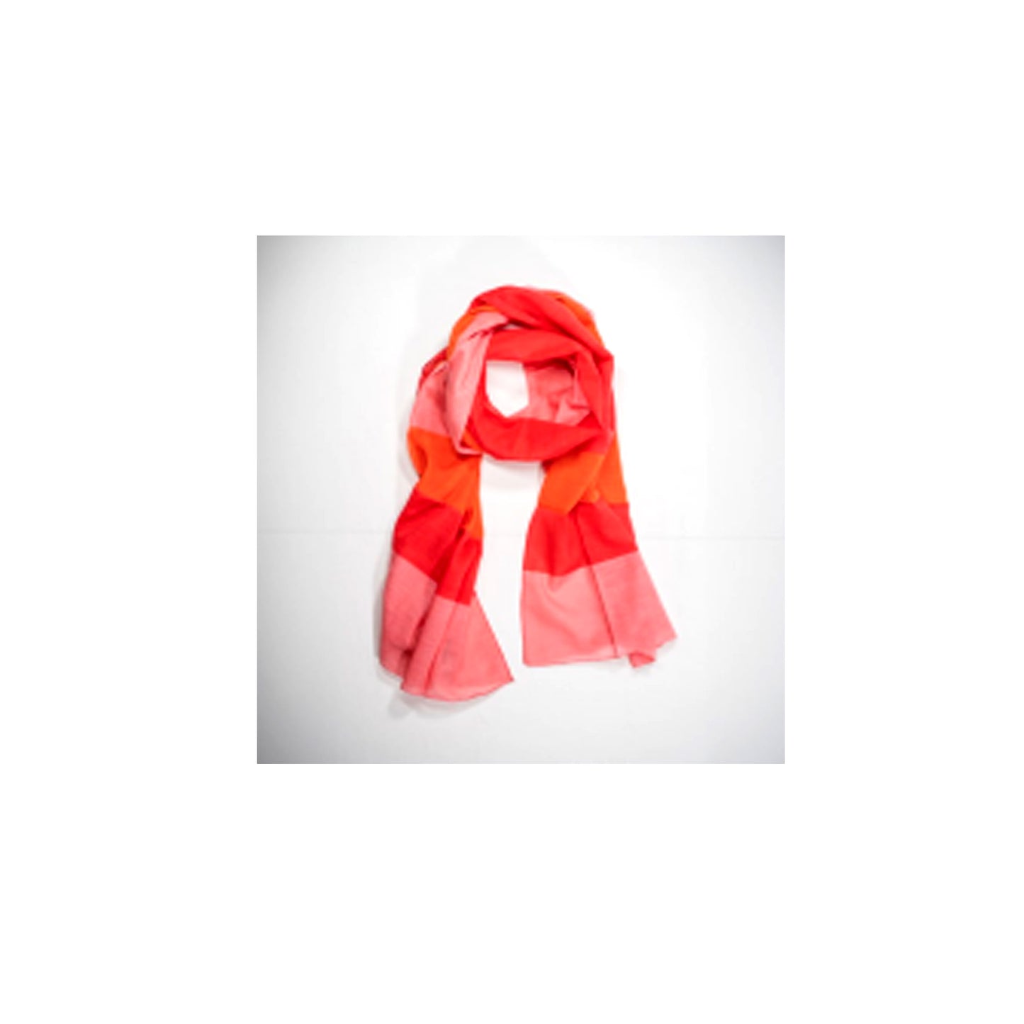 STOLA CLEMATIDE COTONE STAMPATO ARANCIO| COD HUBEQ8074737