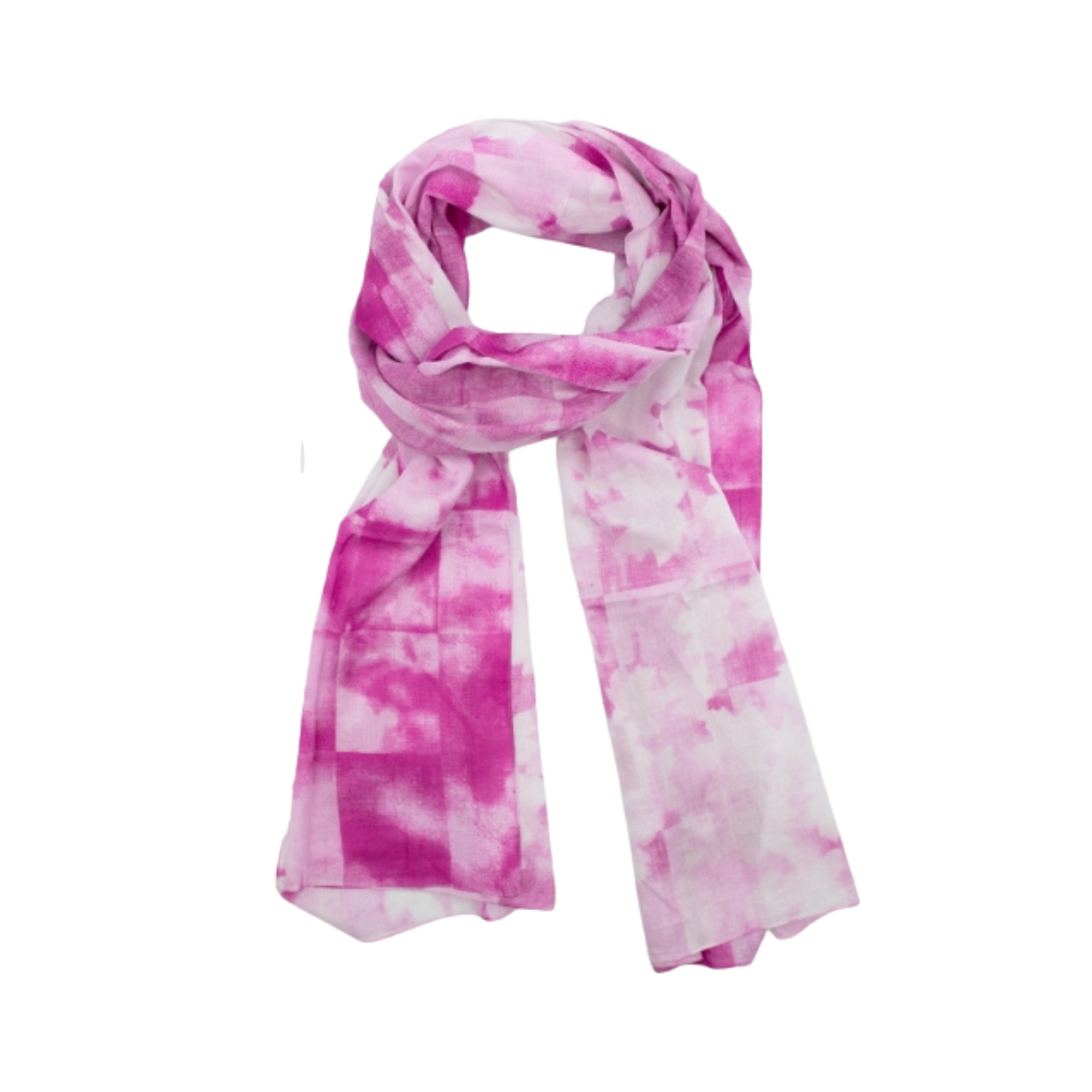 stola Giulietta cotoe stampato rosa. Collezione Equosolidle OnEarth Equomercato. India