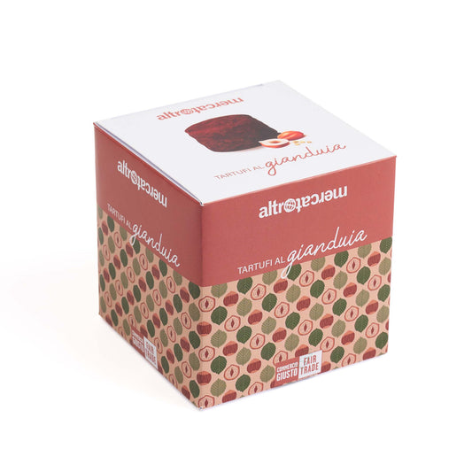 tartufi al cioccolato gianduia idea regalo solidale di Natale