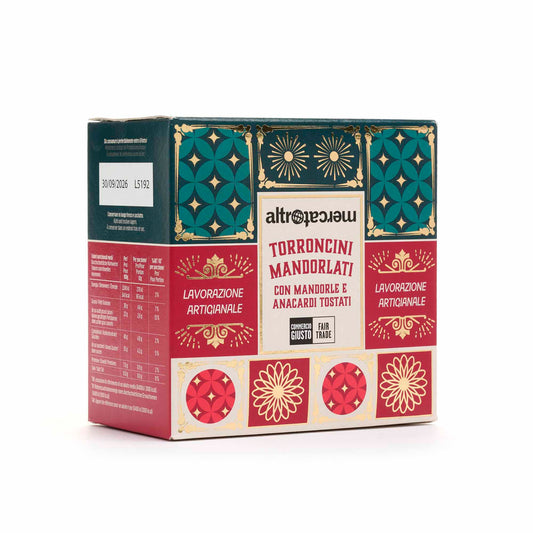 TORRONCINI MANDORLATI MANDORLE MIELE ANACARDI | COD  5081 | 120 g