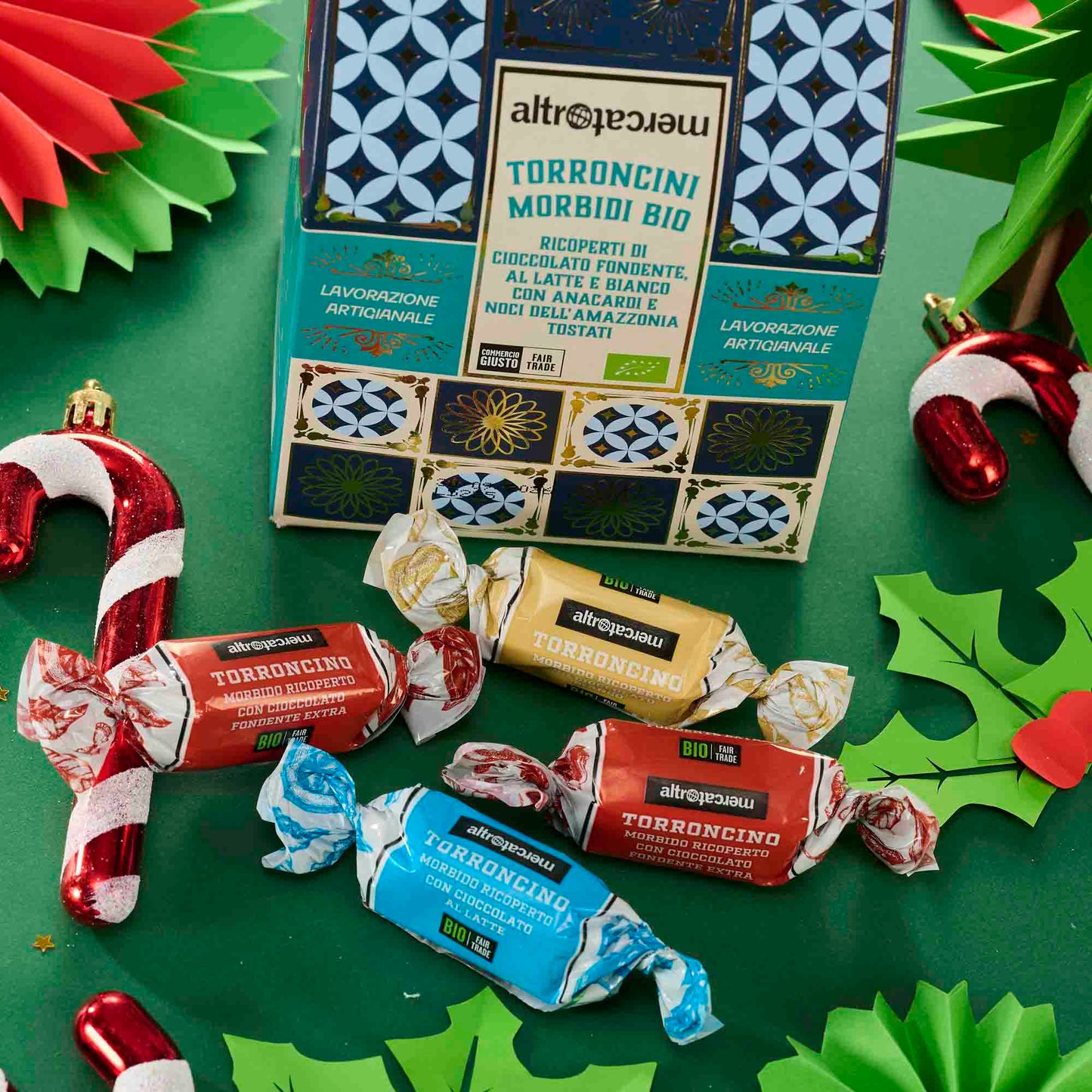 TORRONCINI MORBIDI RICOPERTI 3 GUSTI  BIO | COD. 327