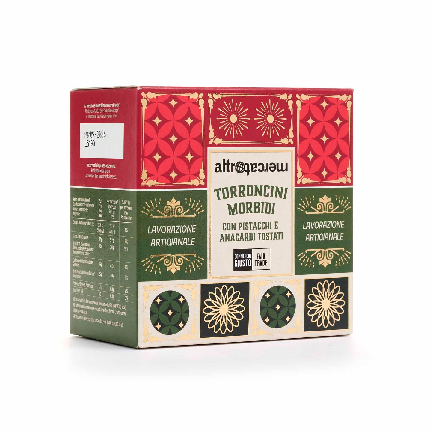 TORRONCINI MORBIDI PISTACCHI E ANACARDI | COD 5082 | 120 g