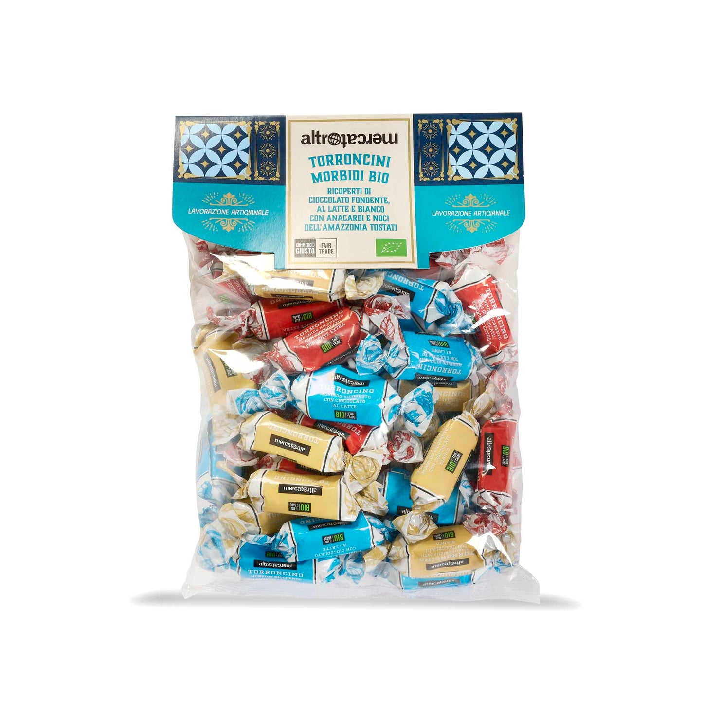 TORRONCINI RICOPERTI MORBIDI ASSORTITI - BIO | COD 369 | 500 g