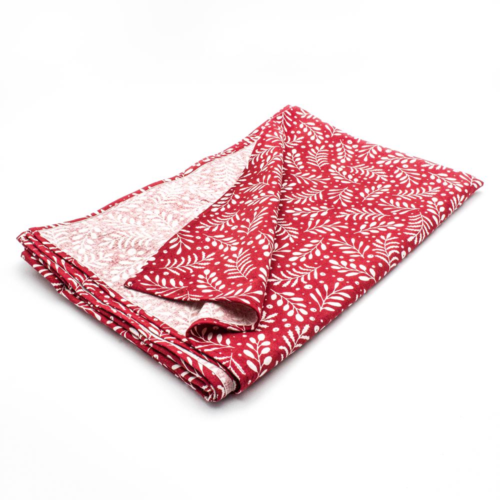 Tovaglia Diwali rettangolare cotone India block-print tavola delle feste